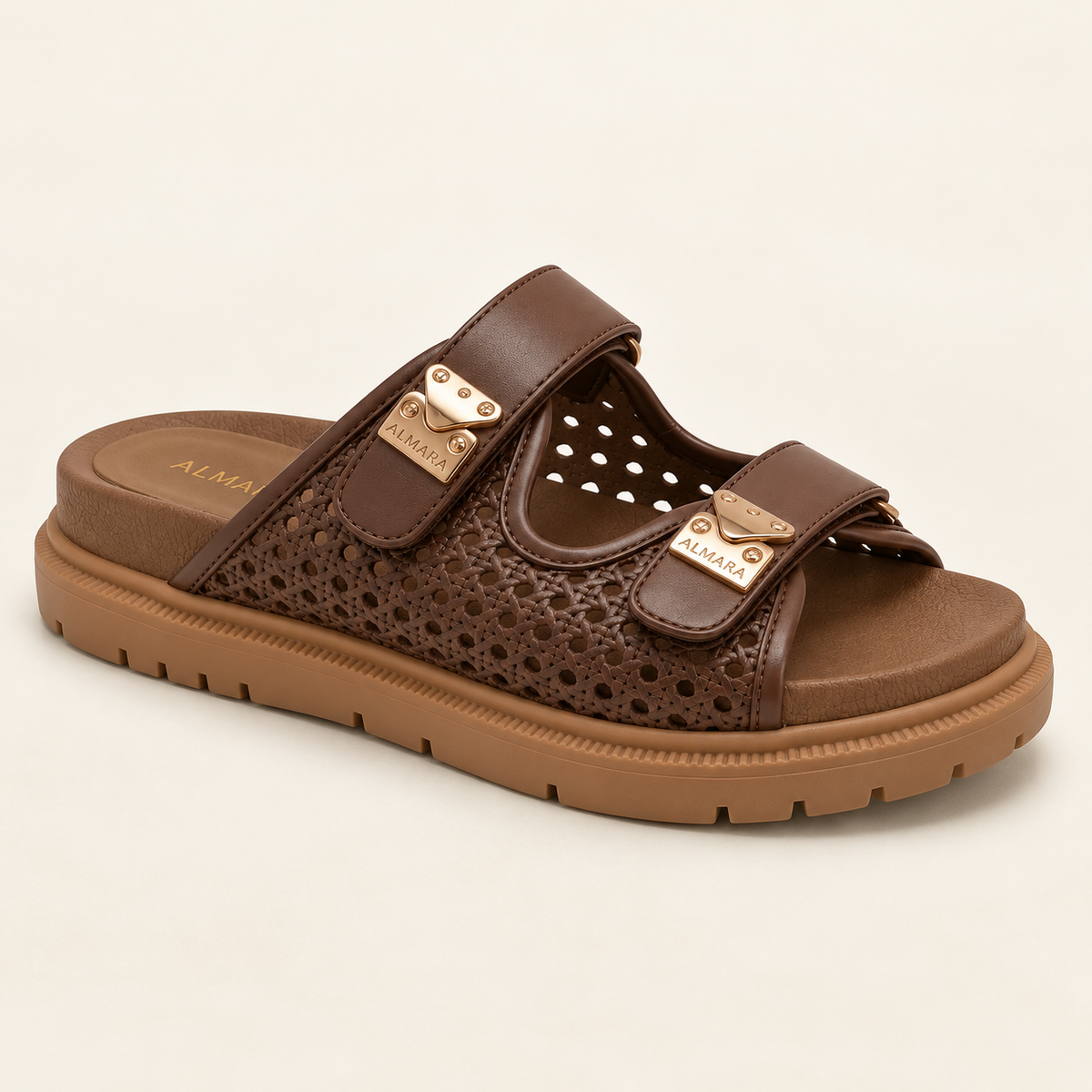 Sandalias Jade de tejido calado con plantilla acolchada