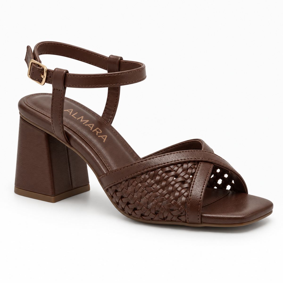 Tacones Rubi de tejido calado y punta semicuadrada