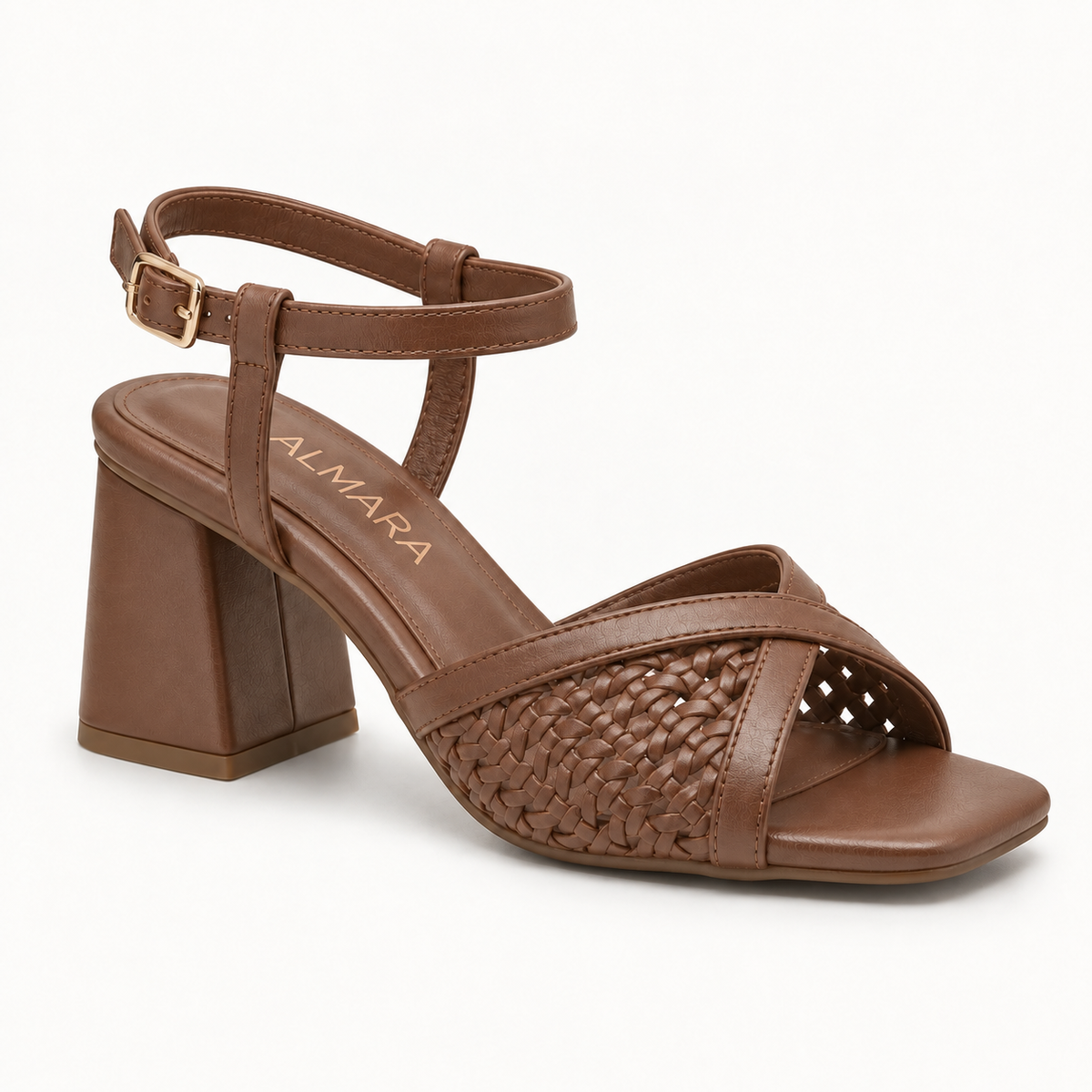 Tacones Rubi de tejido calado y punta semicuadrada