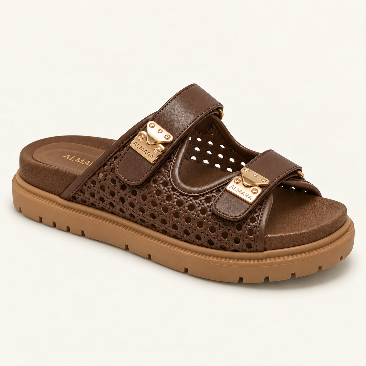 Sandalias Jade de tejido calado con plantilla acolchada