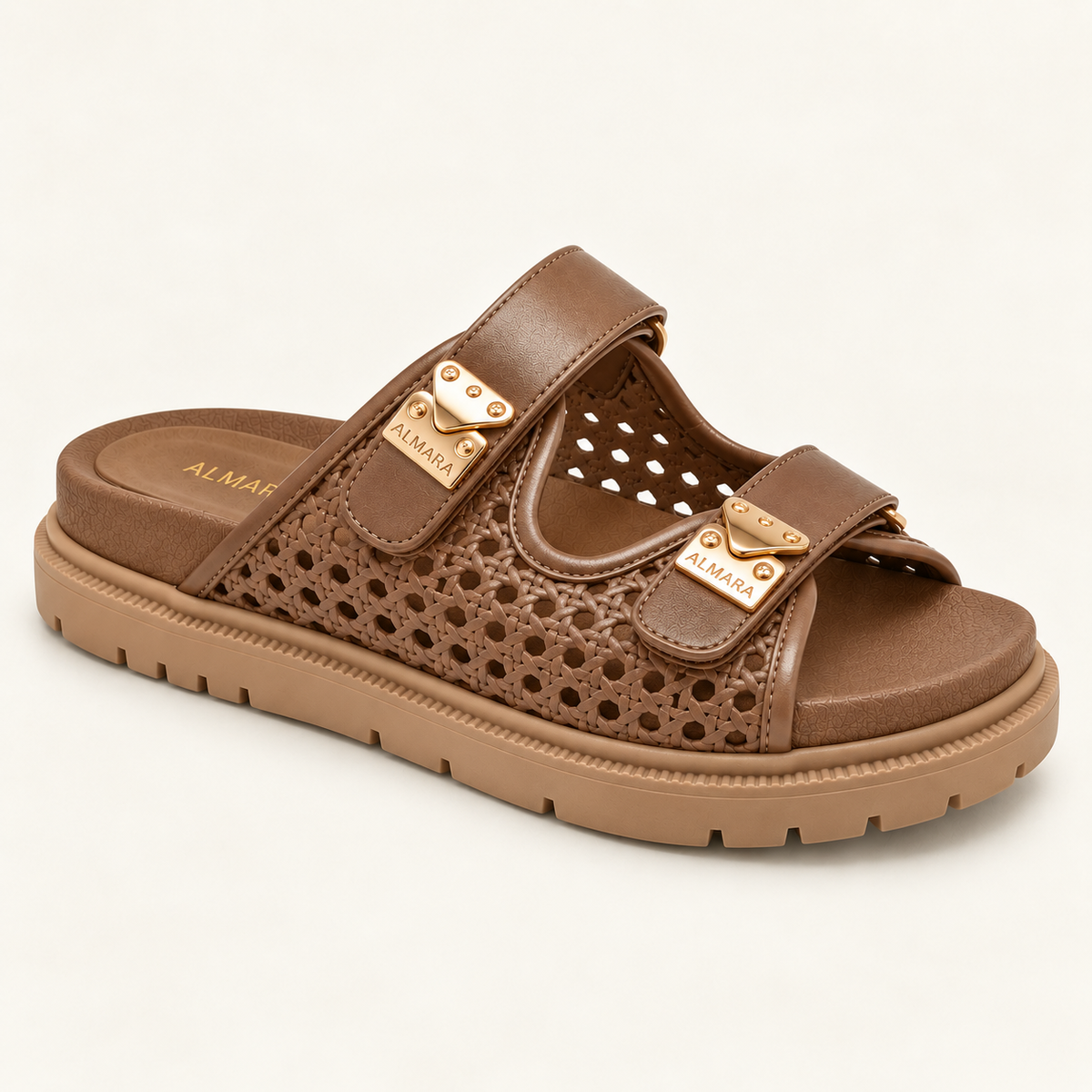 Sandalias Jade de tejido calado con plantilla acolchada