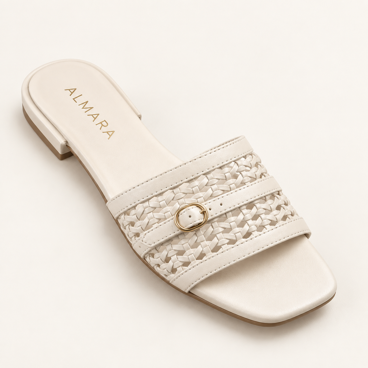 Sandalias planas Agata de tejido calado