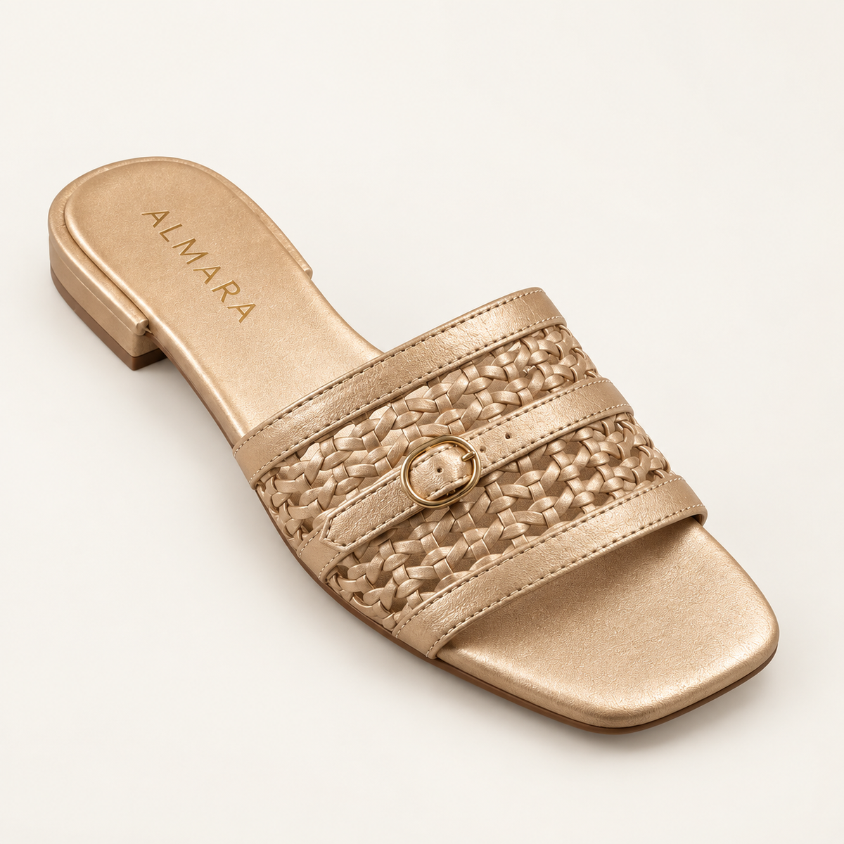 Sandalias planas Agata de tejido calado